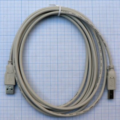 Cablu 2.0 USB 2.0 tata A- USB tata B, 2.5 m