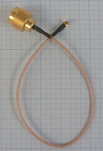 Cablu pigtail N tata +20cm cablu RG178+MCCard tata
