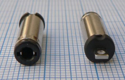 Mufa/conector DC tata 1.7x5, 5x10 fara carcasa, cu lamela elastica