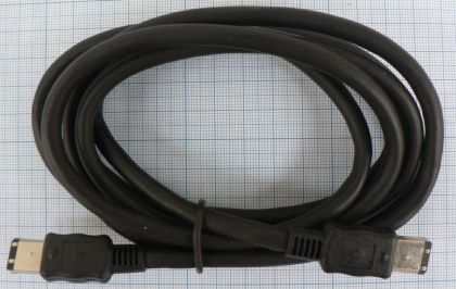 Cablu  Firewire (IEEE 1394) 6 pini, tata - FireWire (IEEE 1394) 6 pini, tata - 1,4 m