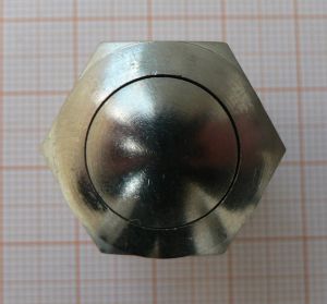 PushBut_Off-(On) R Metalic 1circ/2po/2poz 2A/250V ca/gaura fi 19 mm pe panou